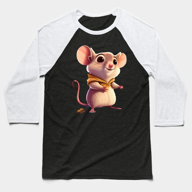 CUTE MOUSE Argonuts (Pattie et la colère de Poséidon) Baseball T-Shirt by Pixy Official